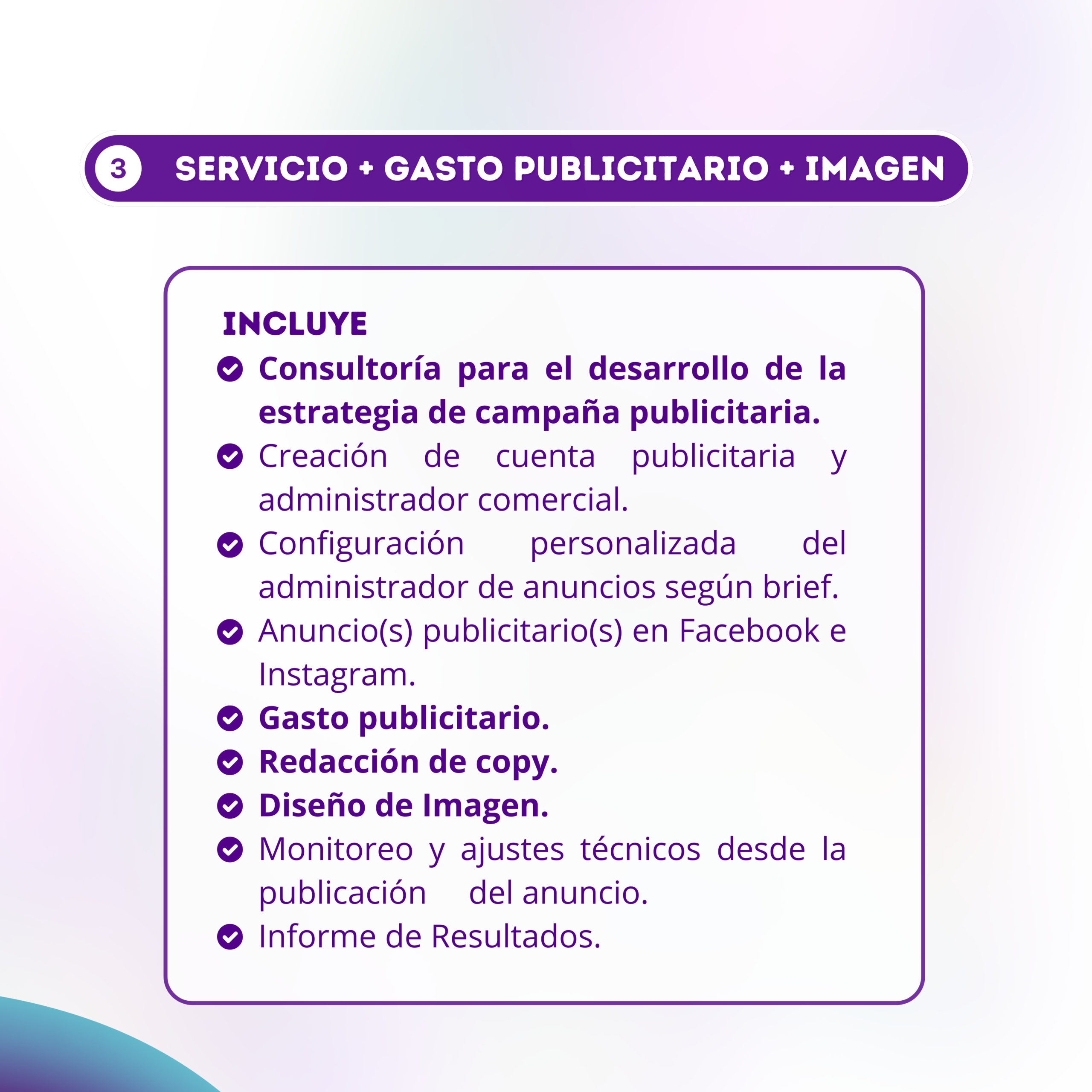 SERVICIO + GASTO PUBLICITARIO + CONTENIDO - Image 3