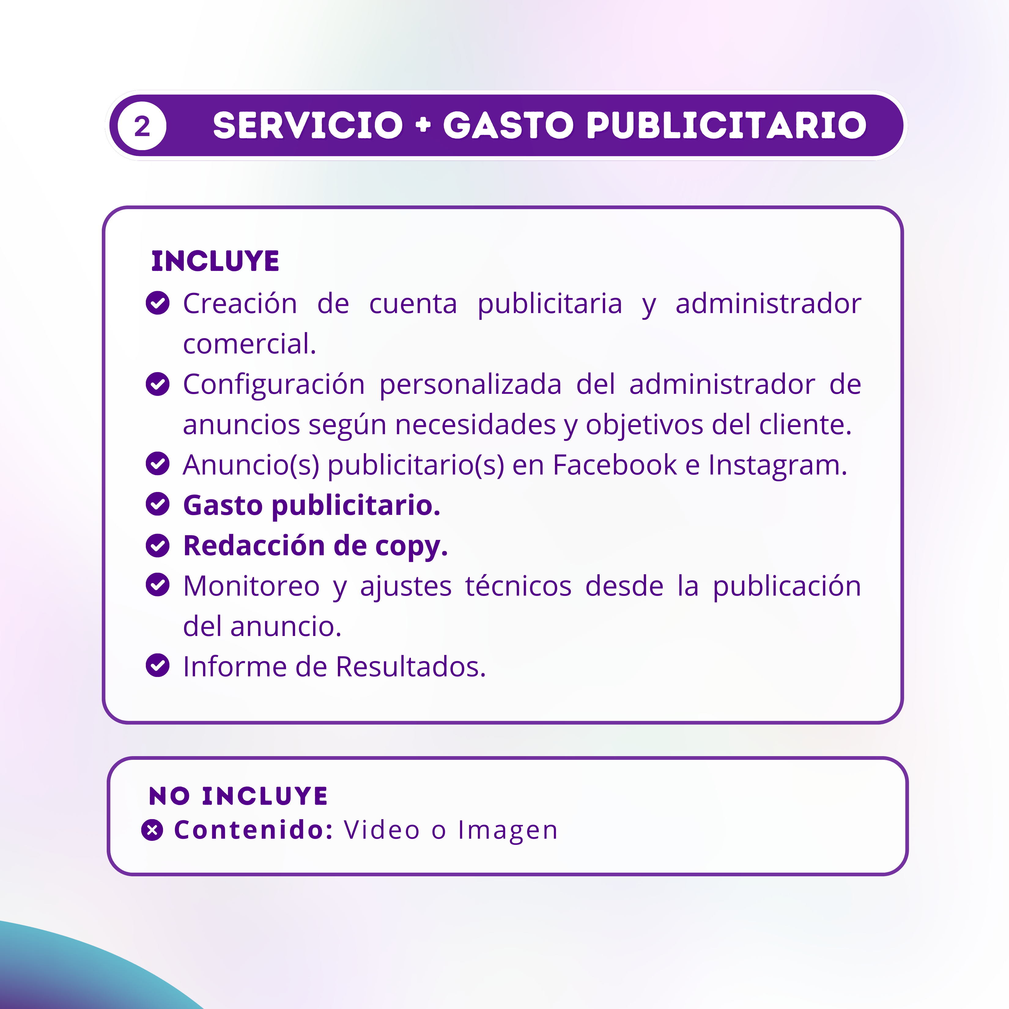 SERVICIO + GASTO PUBLICITARIO - Image 3